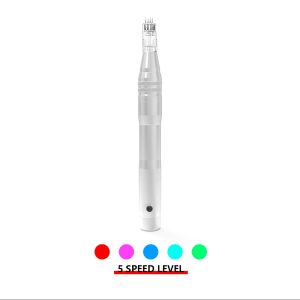 Moisturizer feature derma stamp S6 electric pen with 2 batteries 5 speed level 7 colors led photon dermapen 01