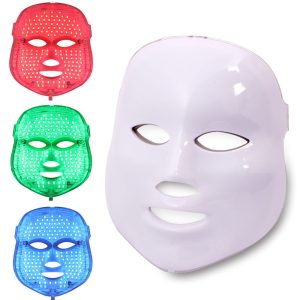 3 Colors Led Beauty Light Therapy LED Face Masks Facial LED Mask 01