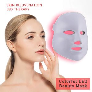 7 Color Led Facial Mask Therapy Photon Rejuvenation Mask LM02 05
