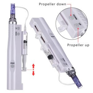 Mini water meso gun electric derma pen microneedling pen with injector 02