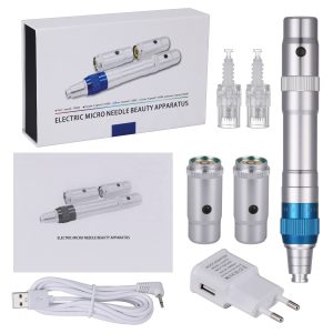 Powerful motor micro needle dermapen rechargeable derma micro needling pen 05