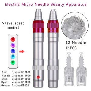 Rechargeable derma micro needling pen 04
