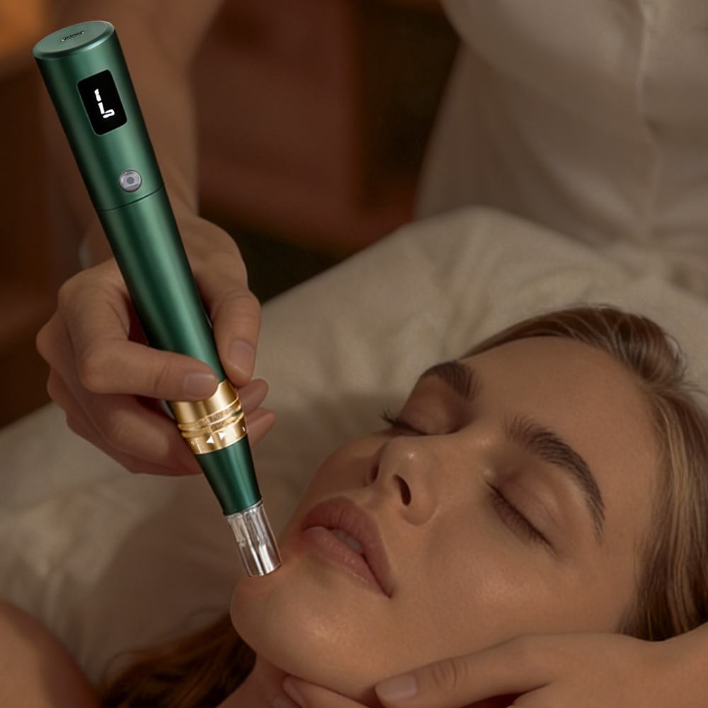 7-Speed Cordless Microneedling Pen with LCD Display - Adjustable Depth Derma Pen for Skin Rejuvenation 03
