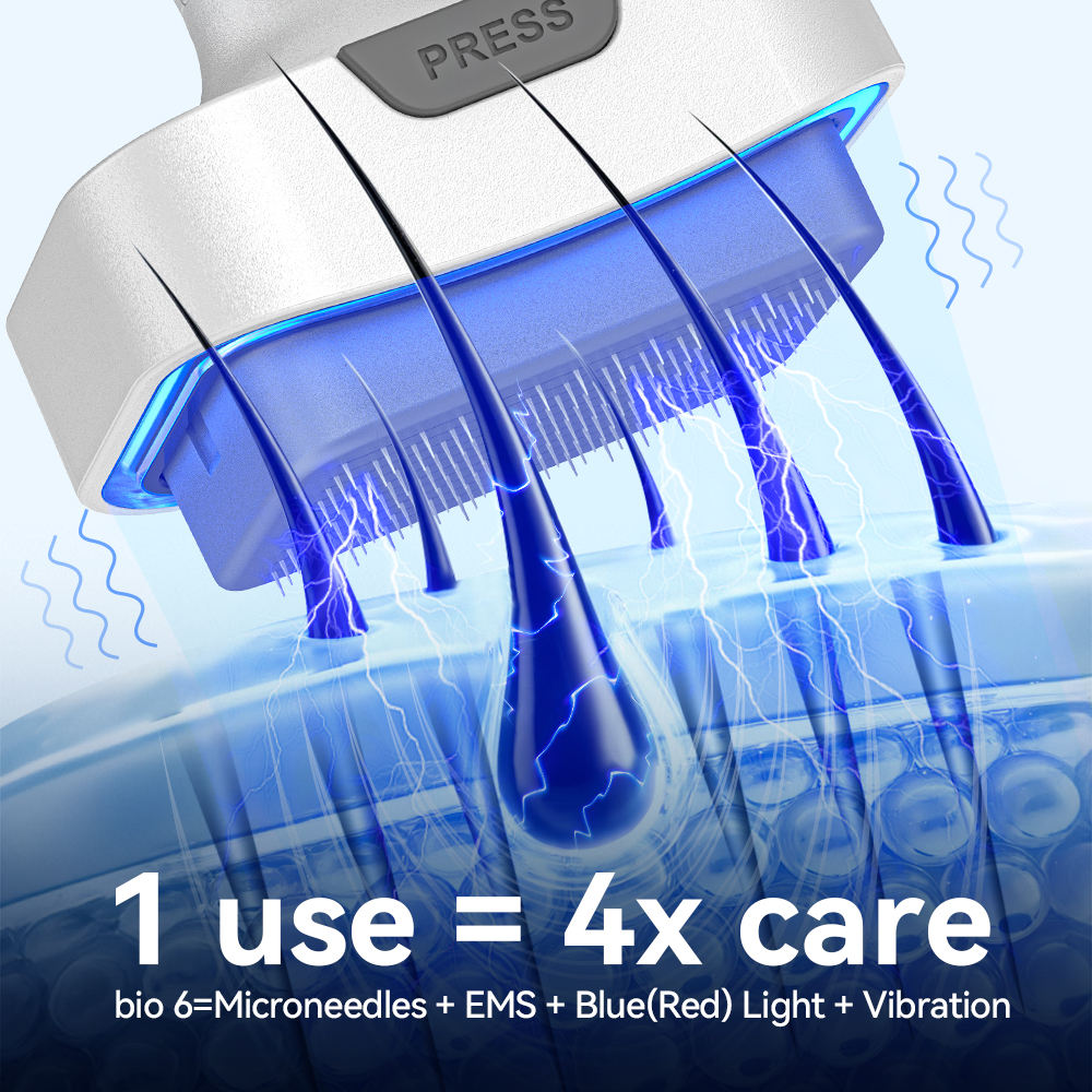 Bio 6 Derma Roller - Professional Microneedling Roller for Skin Rejuvenation & Hair Growth - Image 3