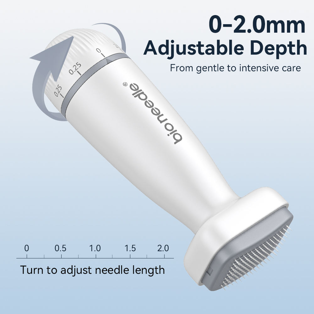 Bio Needle 120 - Adjustable Microneedle Derma Stamp for Skin & Hair Care 10 Pieces - Image 4
