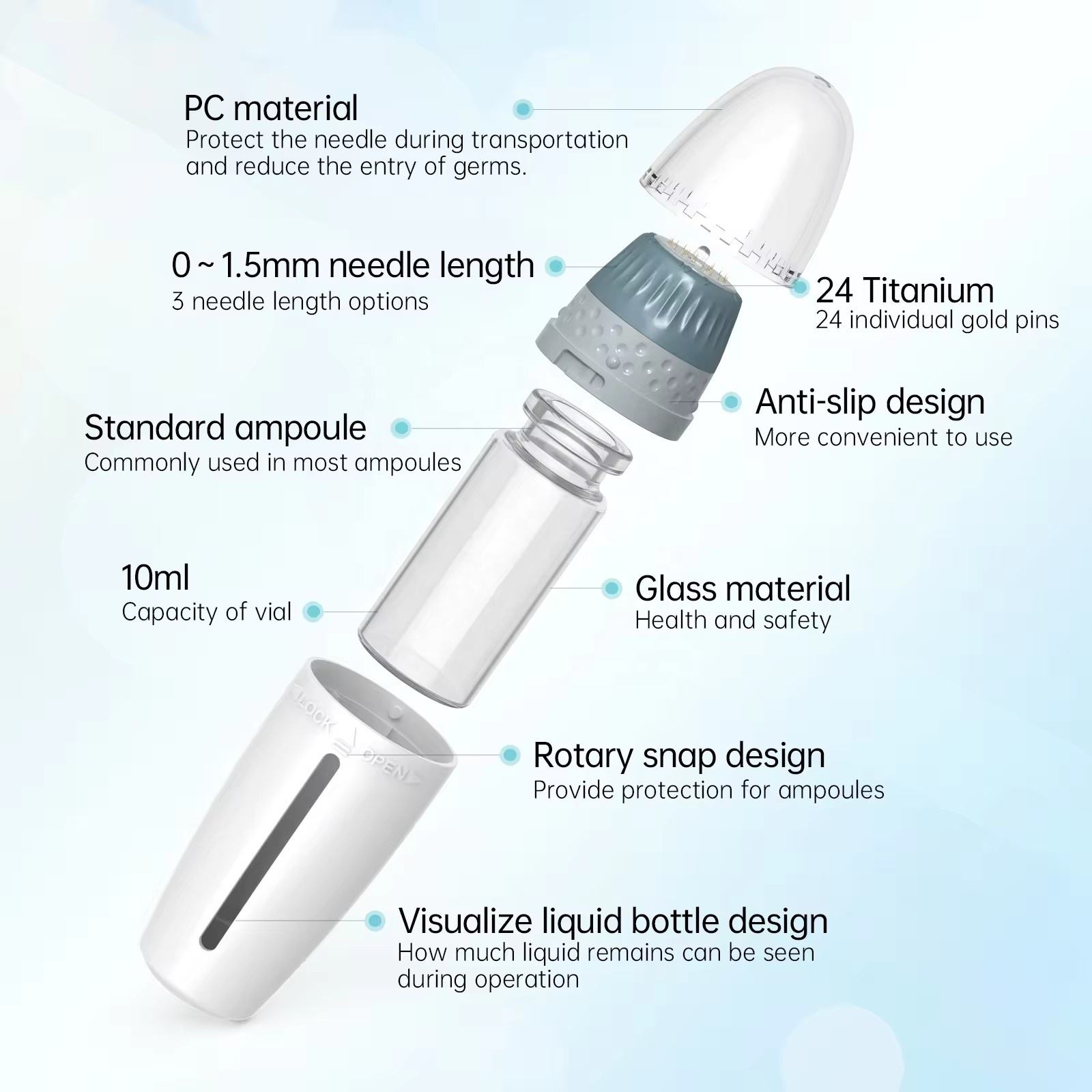 Bio Needle H24 Adjustable Needle Length 0-1.5mm 02