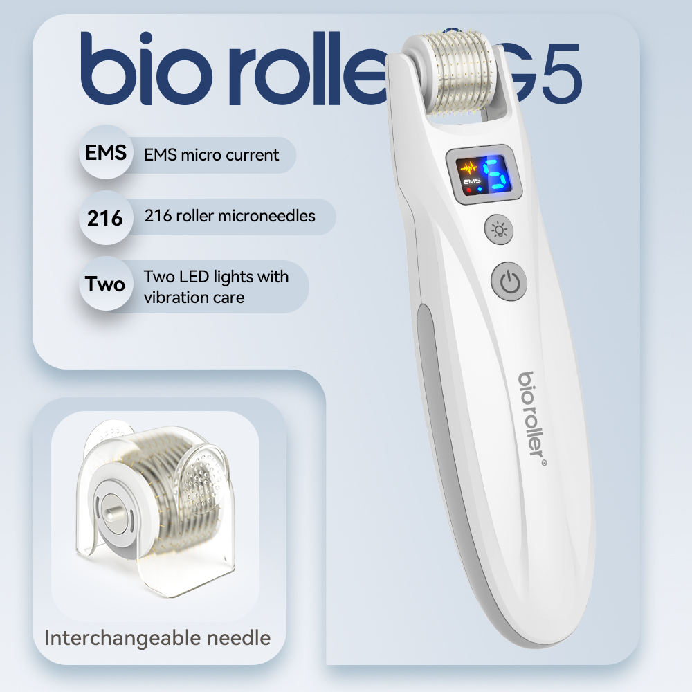G5 Bio Roller - Electric Microneedle Roller EMS LED Photon Therapy - Image 2