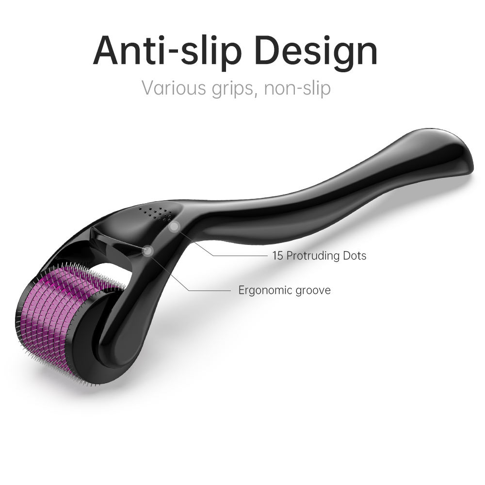 DRS540 Derma Roller - 540 Microneedle Roller for Face Skin Rejuvenation, Acne Scar Removal, Pore Minimizer, Hair & Beard Growth 10 Pieces - Image 2