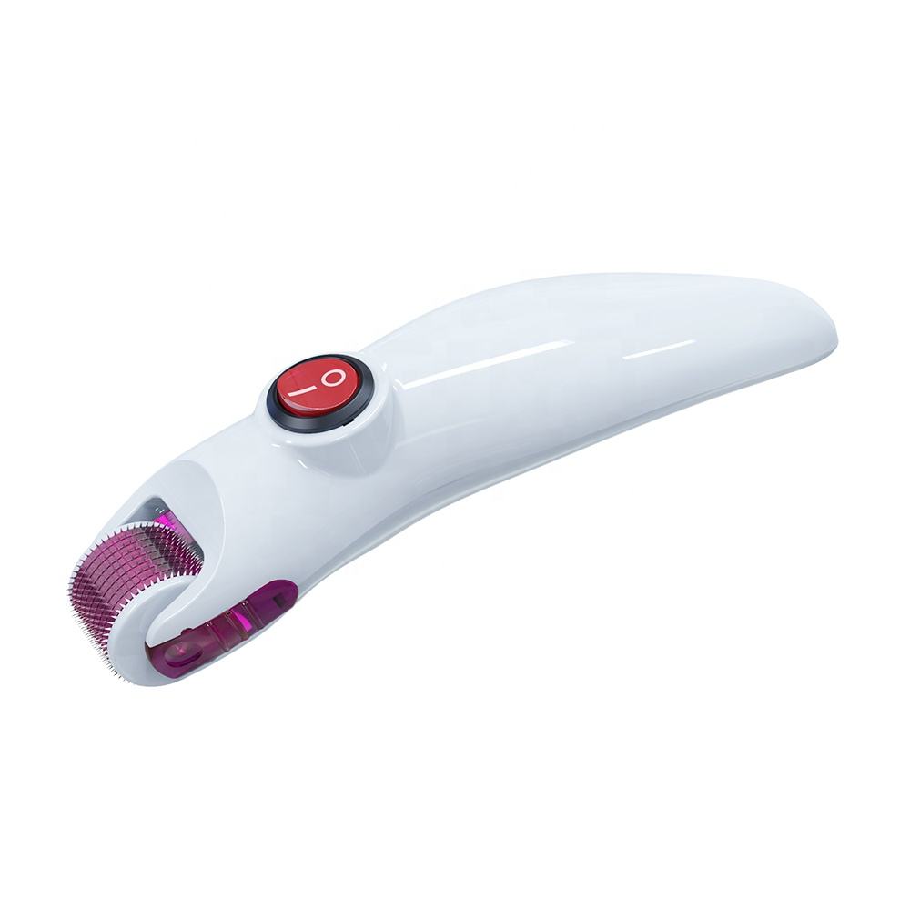 LED Vibrating 540 Derma Roller | Red Light Microneedle Skin Care Tool 01