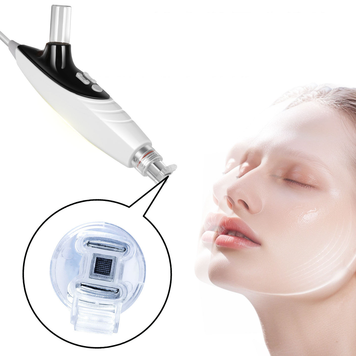 3 in 1 No Needle Mesotherapy Machine - EMS RF Electroporation Water Injector - Image 5