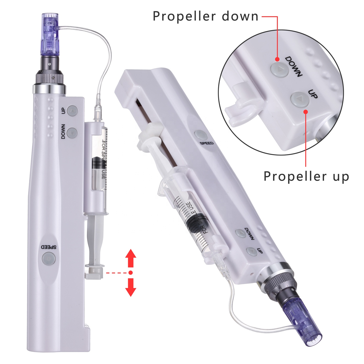Portable Microneedling Pen with Serum Injector | Home & Salon Skin Care 02