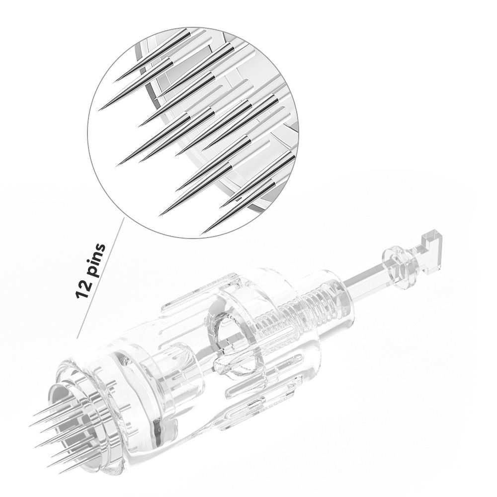 Screw Port Microneedle Cartridge - Disposable Replacement Electric Derma Pen Needle 04