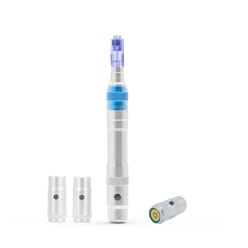 Professional Wireless Electric Microneedling Pen – Multi-Speed MTS Derma Pen with 3 Replaceable Batteries for Salon & Home Skin Rejuvenation - Image 5